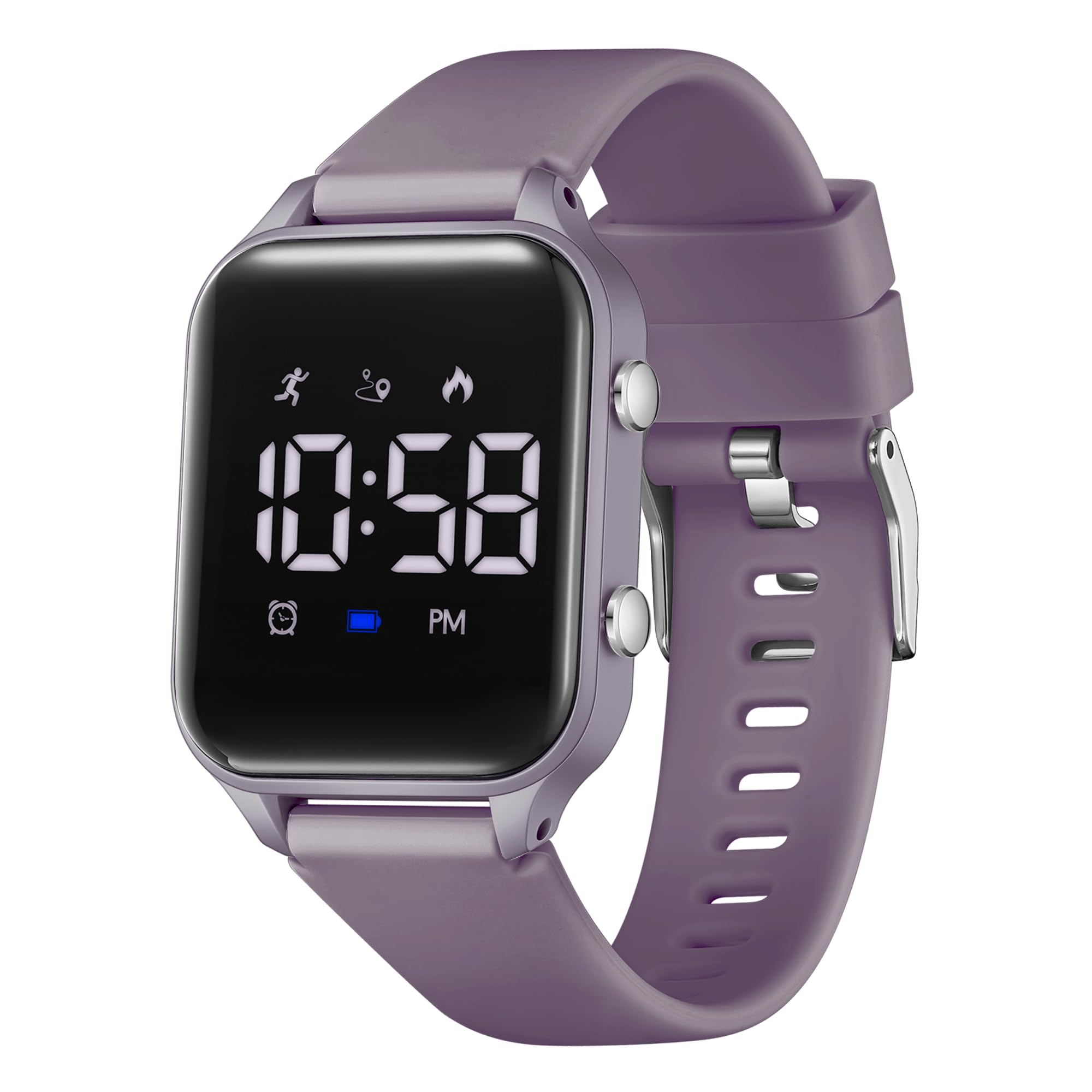 LAVAREDO Kids Digital Watches for Boys Girls,Waterproof Sport Watch with Pedometer Stopwatch Vibration Alarm for Ages 5-13,No App Fitness Tracker Watch for Kids Teens Birthday Gifts