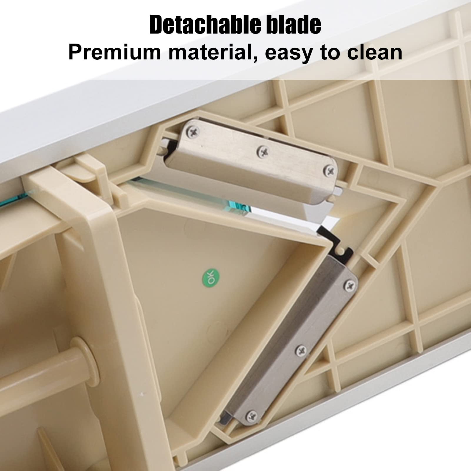 Mandolina Affettatrice, Doppie Lame in Acciaio Inossidabile Spessore Uniforme Mueller Tritatutto per Verdure, Mandolina Multifunzionale Staccabile, per la Casa, Cucine