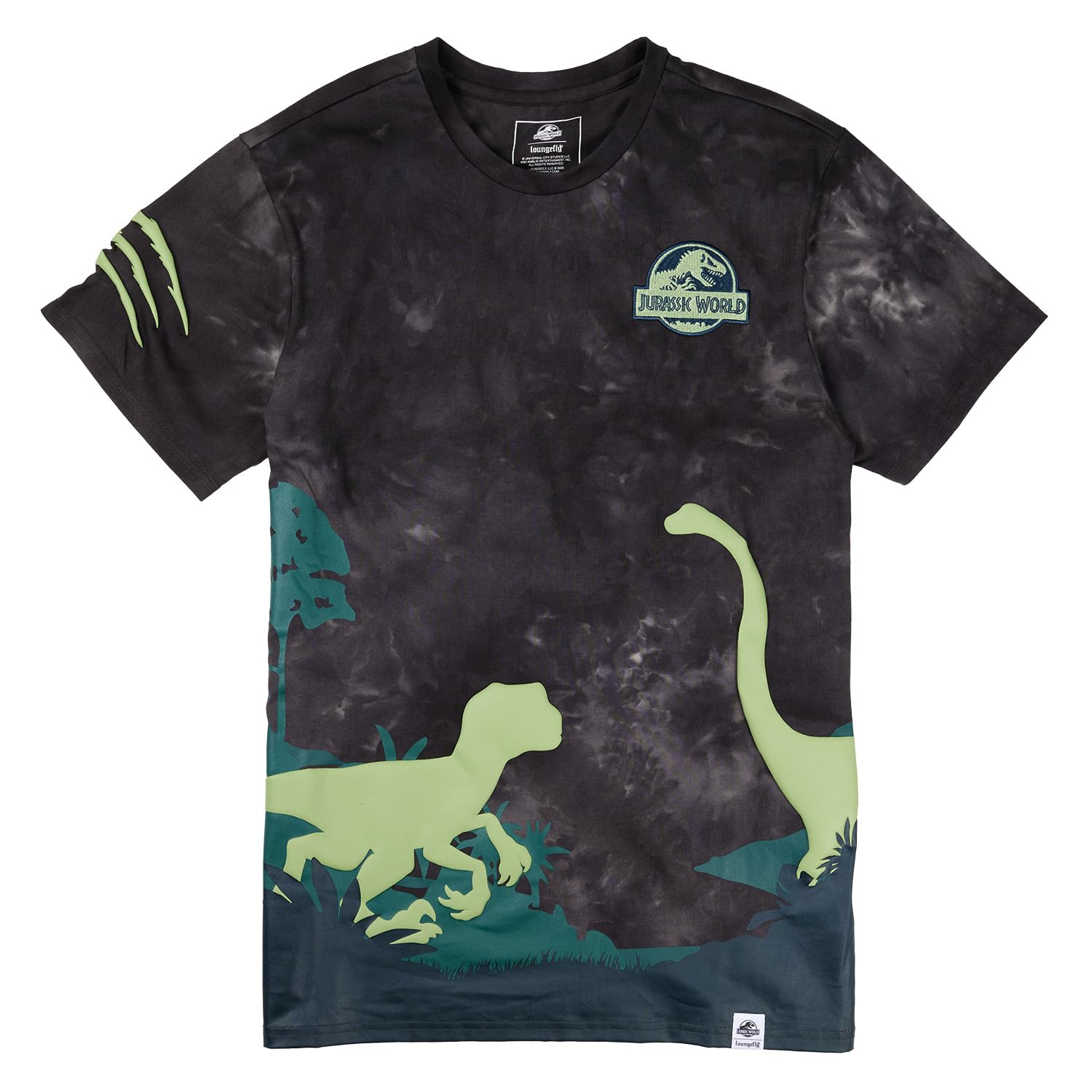 Loungefly Unisex Multicolor Jurassic World Dinos Tee Medium