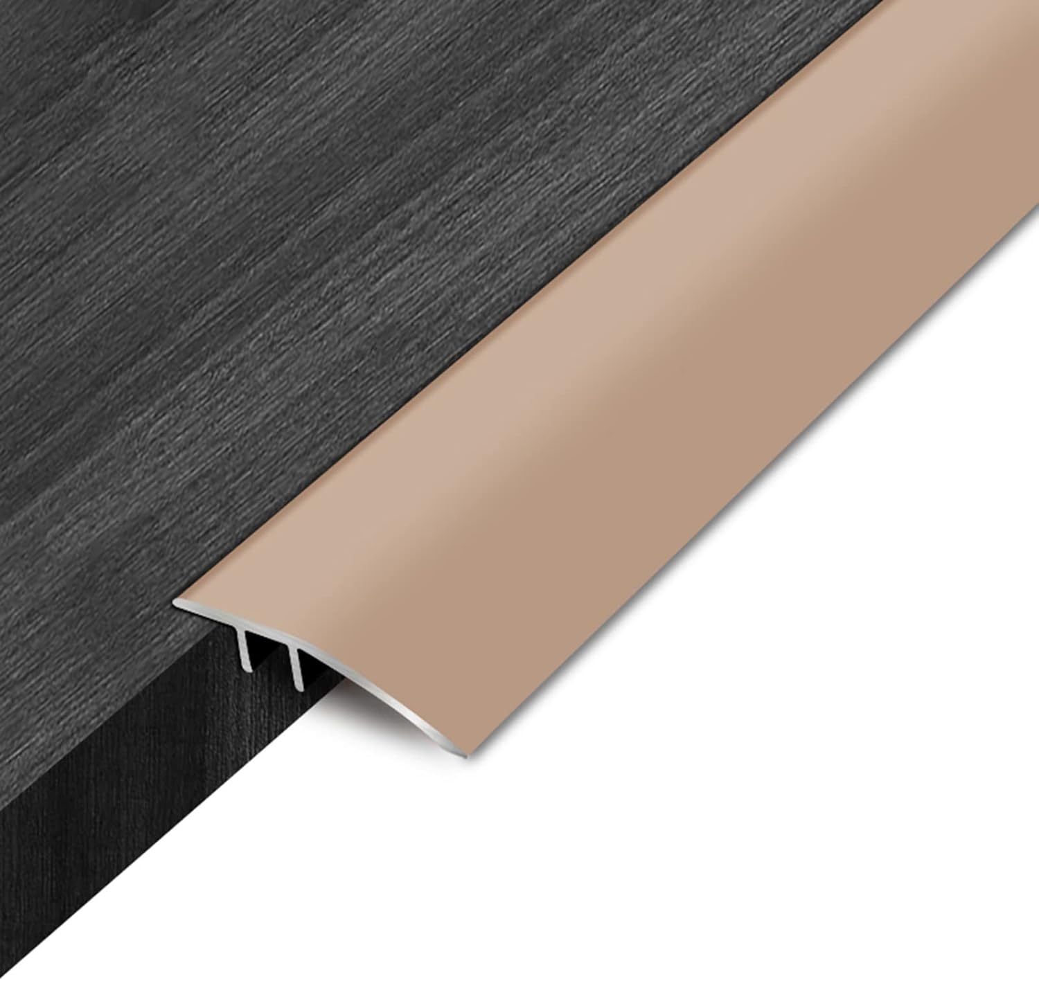 Floor Transition Strip for Gap, Aluminum Transition Strips for Doors/Uneven Floors,Threshold Strip for Carpets and Tiles,Door Floor Threshold Cover,Cuttable (Color : Pink, Size : 90cm/35)