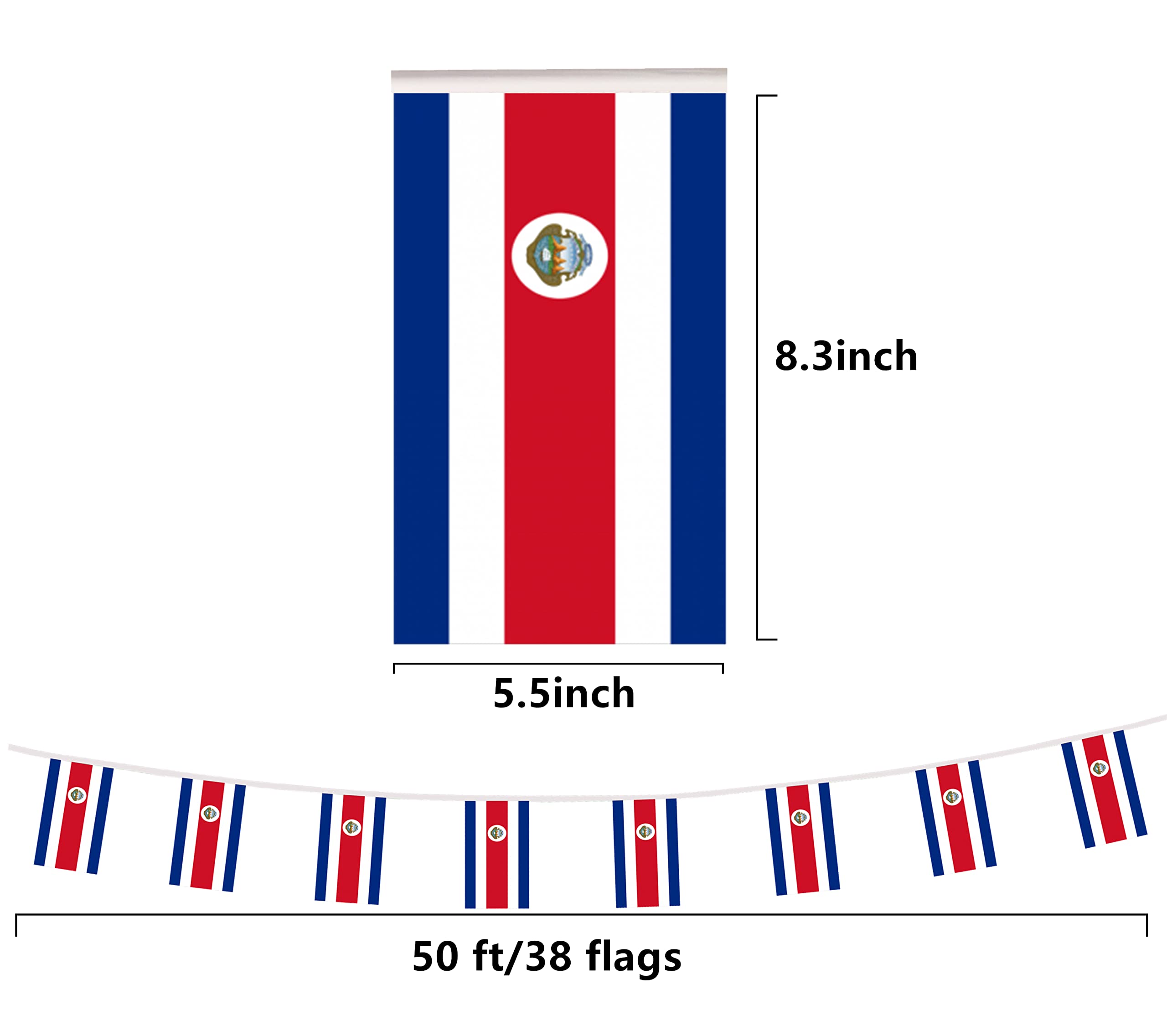 Costa Rican Flag String Costa Rica S Flag In The Olympics Opening