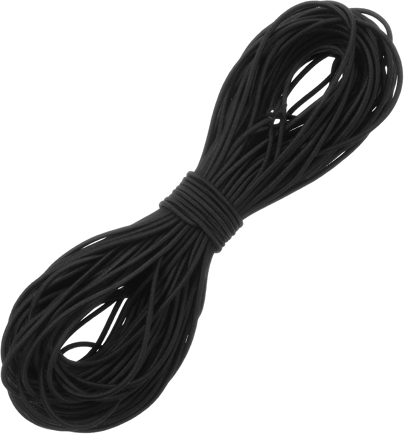 1/16 Inch Elastic Cord (2mm), 65 Feet Heavy Duty Elastic Shock Cord Nylon Stretch String Bungee Rope Kayak Stretch String Rope for DIY Crafting Sewing, Luggage, Camping, Tie Downs