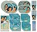 Aladdin Birthday Party Supplies Bundle Pack includes Dessert Cake Plates, Lunch Plates, Beverage Cake Napkins, Lunch Napkins, Paper Cups, Table Cover (Bundle for 16)
