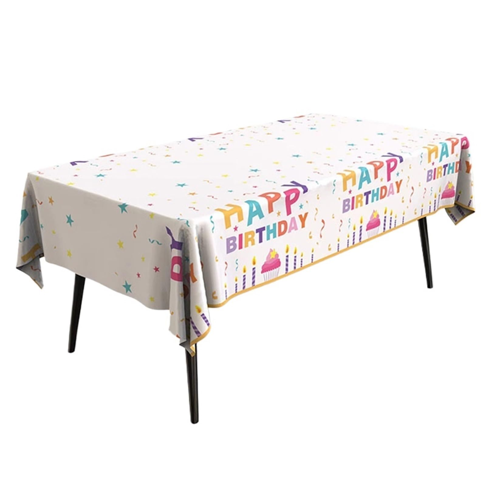 LUYSGBXR Waterproof Tablecloth Table Cloths Cartoon Waterproof Tablecloths Birthday Decorations Party Supplies(Color 6)