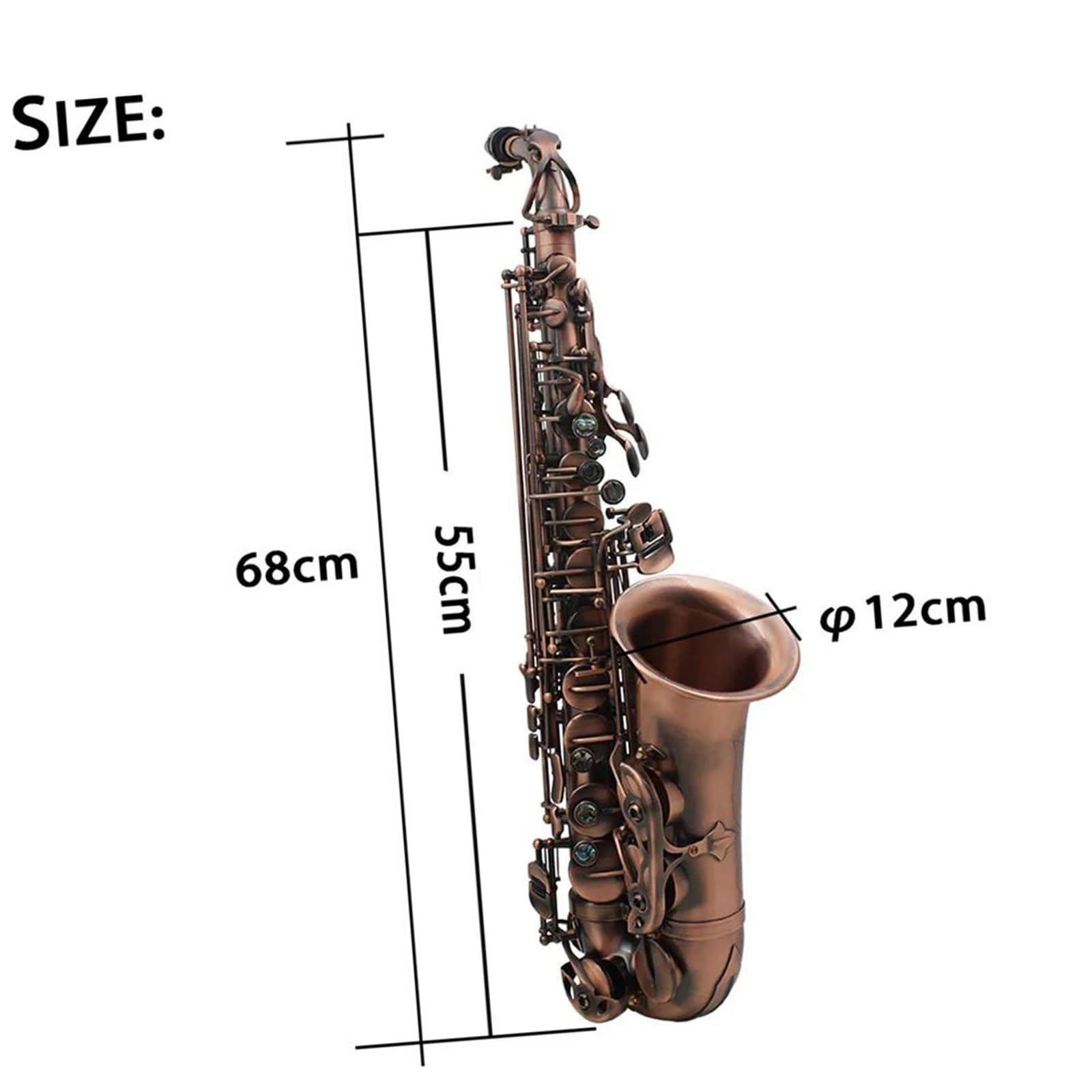 Saksofon altowy instrument dęty blaszany Eb