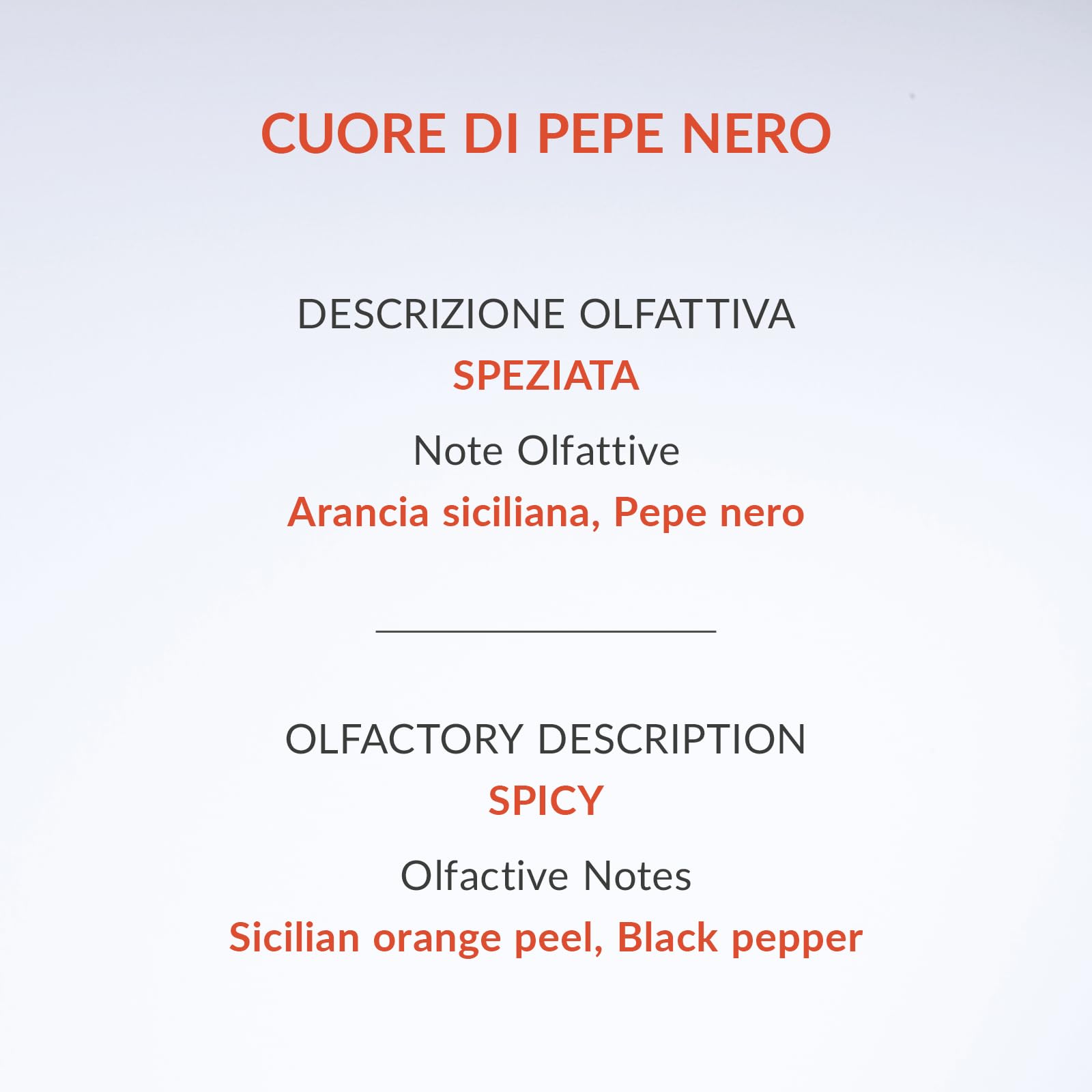 ERBARIO TOSCANO - Ricarica Fragranza Ambiente Cuore di Pepe Nero Profumo Aromatico Speziato con Note di Arancia Siciliana e Pepe Nero 1000ml