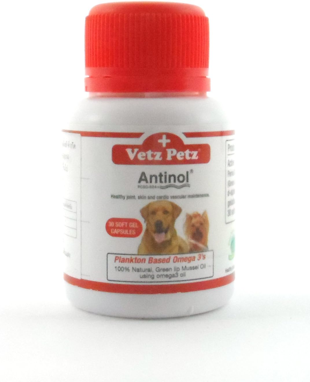 100% (Green Lipped Mussel 50mg) 30 Caps for Dogs