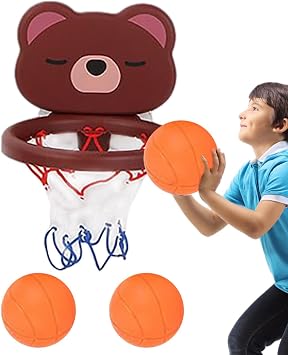 Door Basketball Hoop,Basketball Hoop Moving for Kids - Toys for Kids, Adults, Teenagers, Students, with 3 Mini Basketballs
