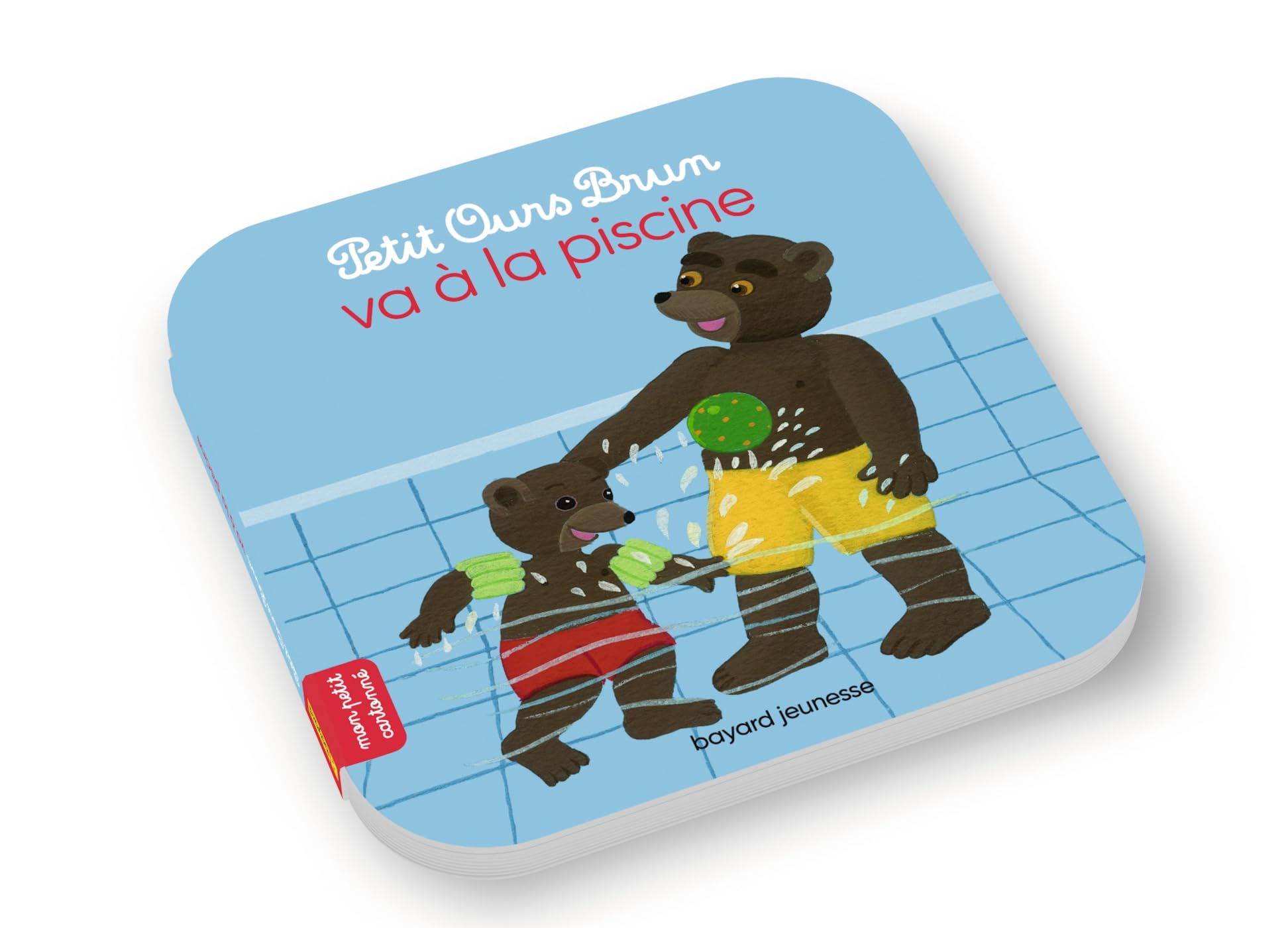 Figurine Petit Ours Brun Maître Nageur - Daniele Bour 2003 - Occasion Bon état
