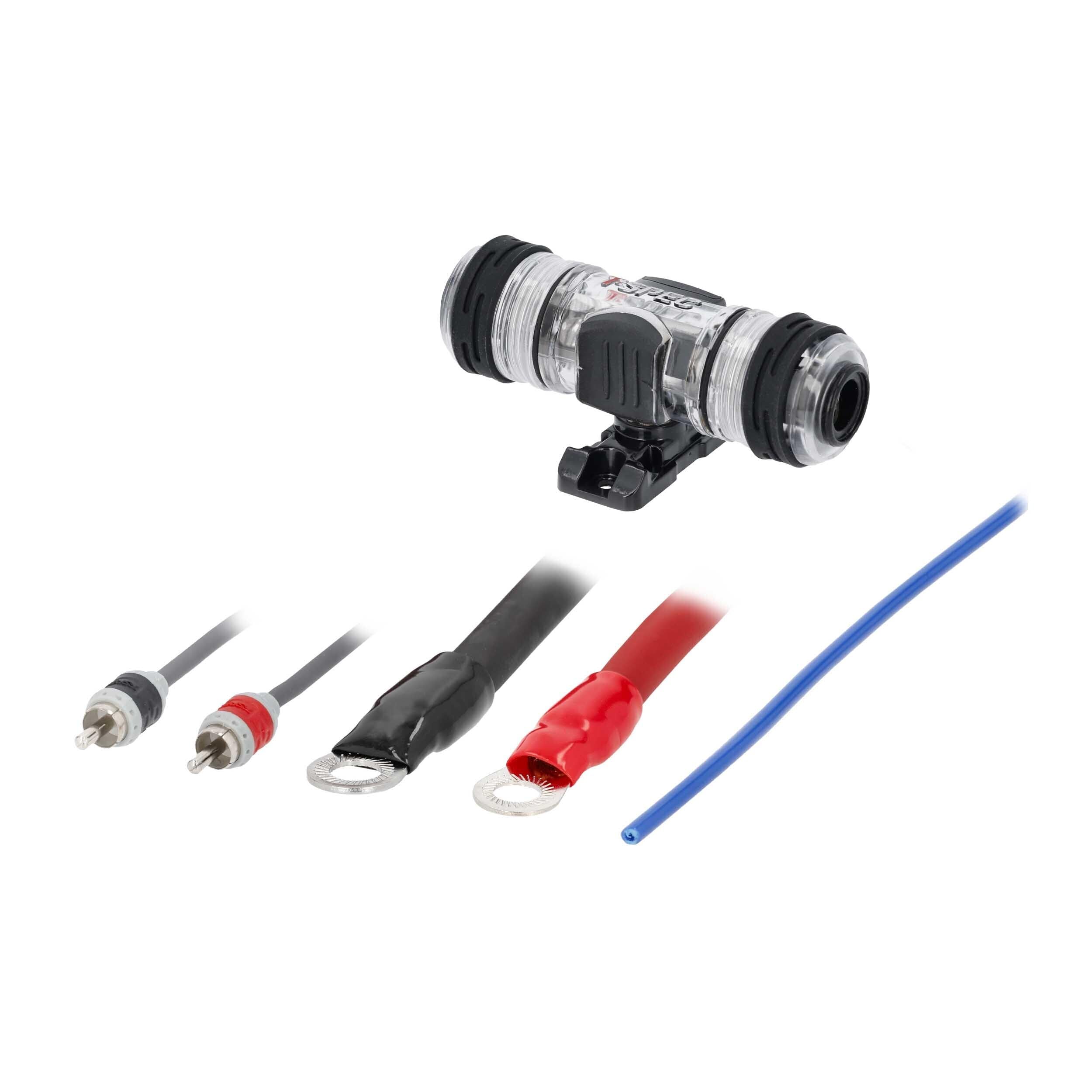 Amazon.com: T-Spec v8 4 AWG Amp Kit - 1500 W with RCA Cable