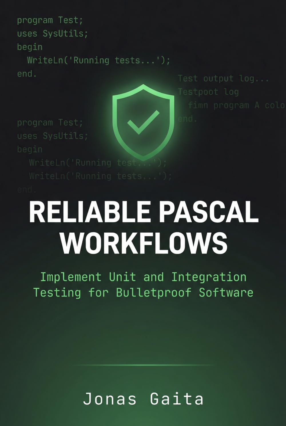 Reliable Pascal Workflows: Implement Unit and Integration Testing for Bulletproof Software (Writing Maintainable Pascal)