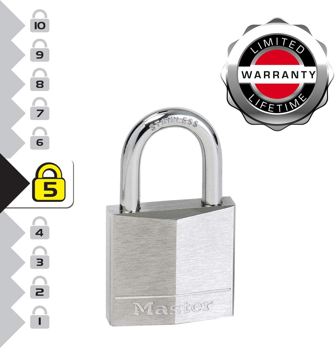 Master Lock Unisex's PL417624, Standard, Normal