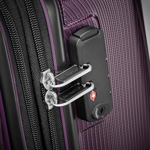 Image of Samsonite Winfield 3 DLX Hardside Expandable Luggage with Spinners, 2PC SET (CO /MED), Plum Ombre