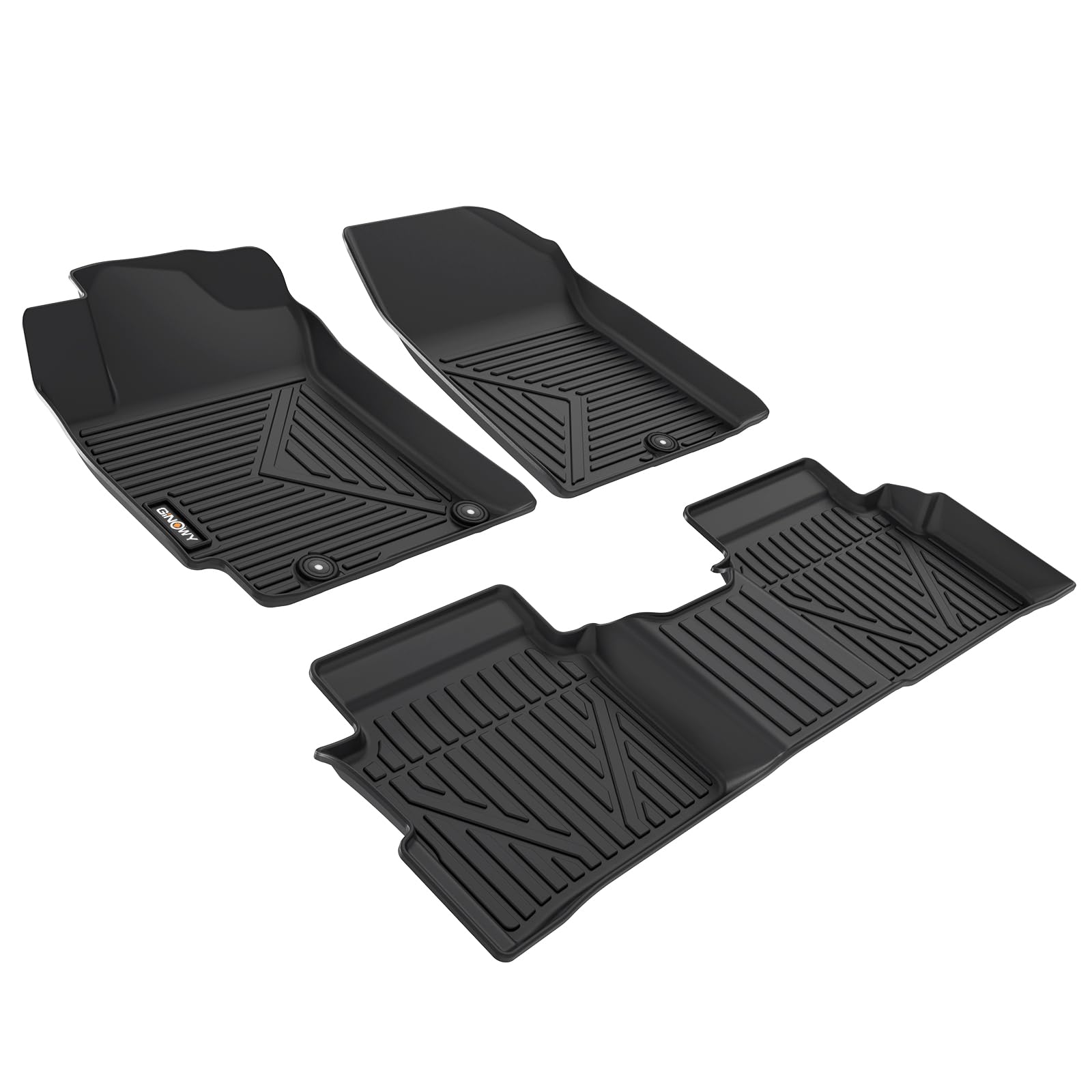 Photo 1 of GINOWY- Floor Mats for Kia Forte 2024 2023 2022 2021 2020 2019?Custom Fit Floor Mat for Kia Forte?1st & 2nd Row?All Weather Mats 