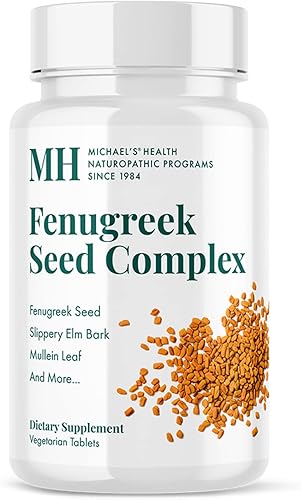 MICHAEL'S Health Naturopathic Programs Complejo de semillas de alholva - 60 tabletas vegetarianas - Nutrientes para apoyar la función pulmonar - 20