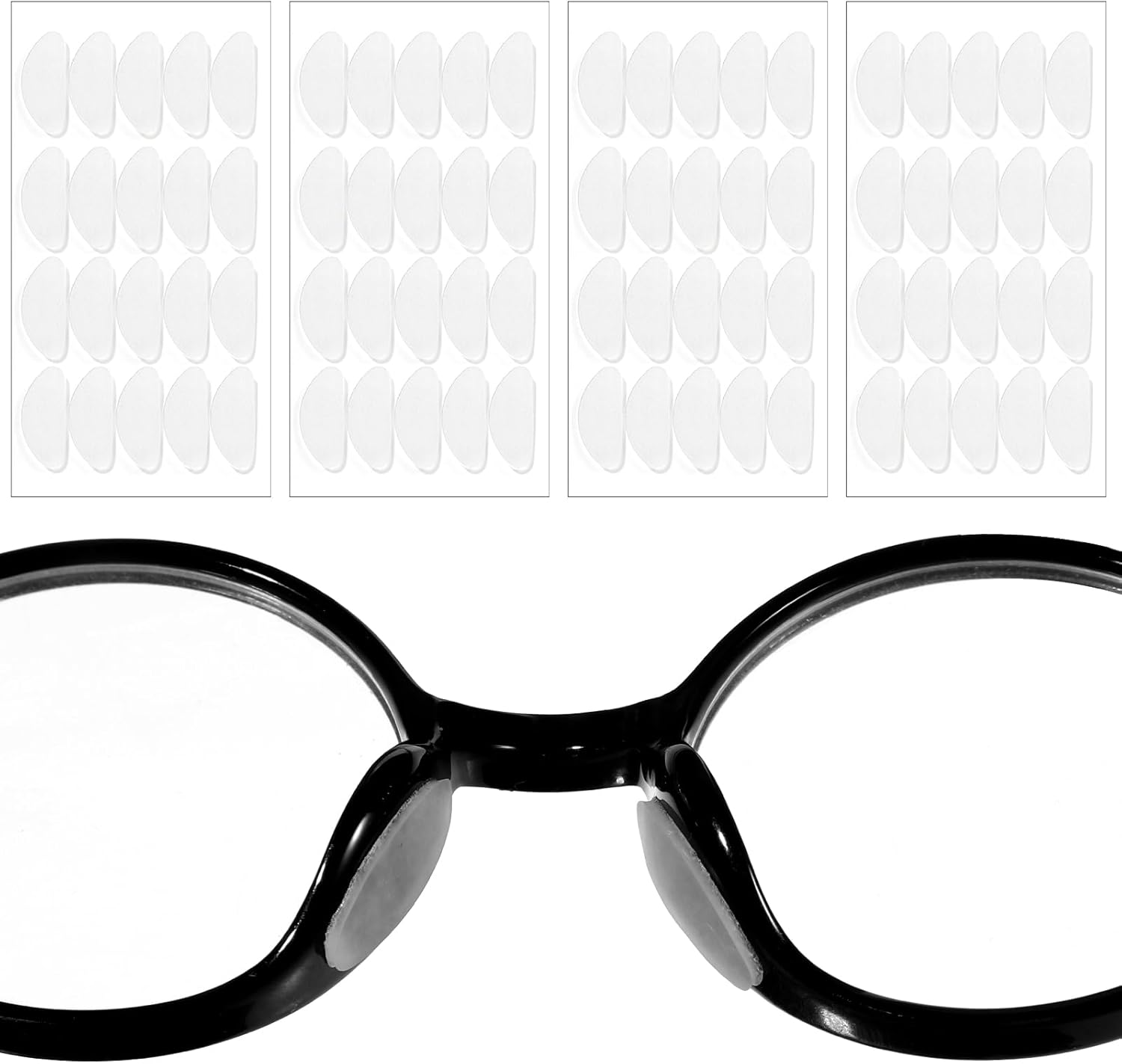 40 Pairs Silicone Eyeglass Nose...