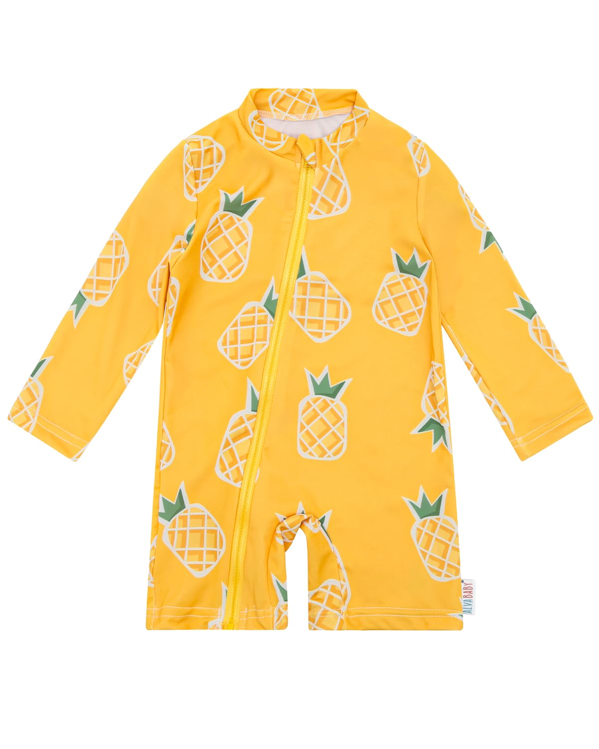 ALVA Baby Boy's One Piece Swimsuit,UPF50+Sun Protection Rash Guard Swimwear