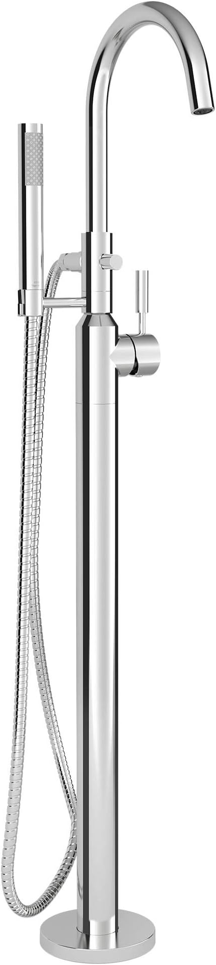 2764951.002 Colony Pro Freestanding Bathtub Faucet With Lever Handle, Polished Chrome