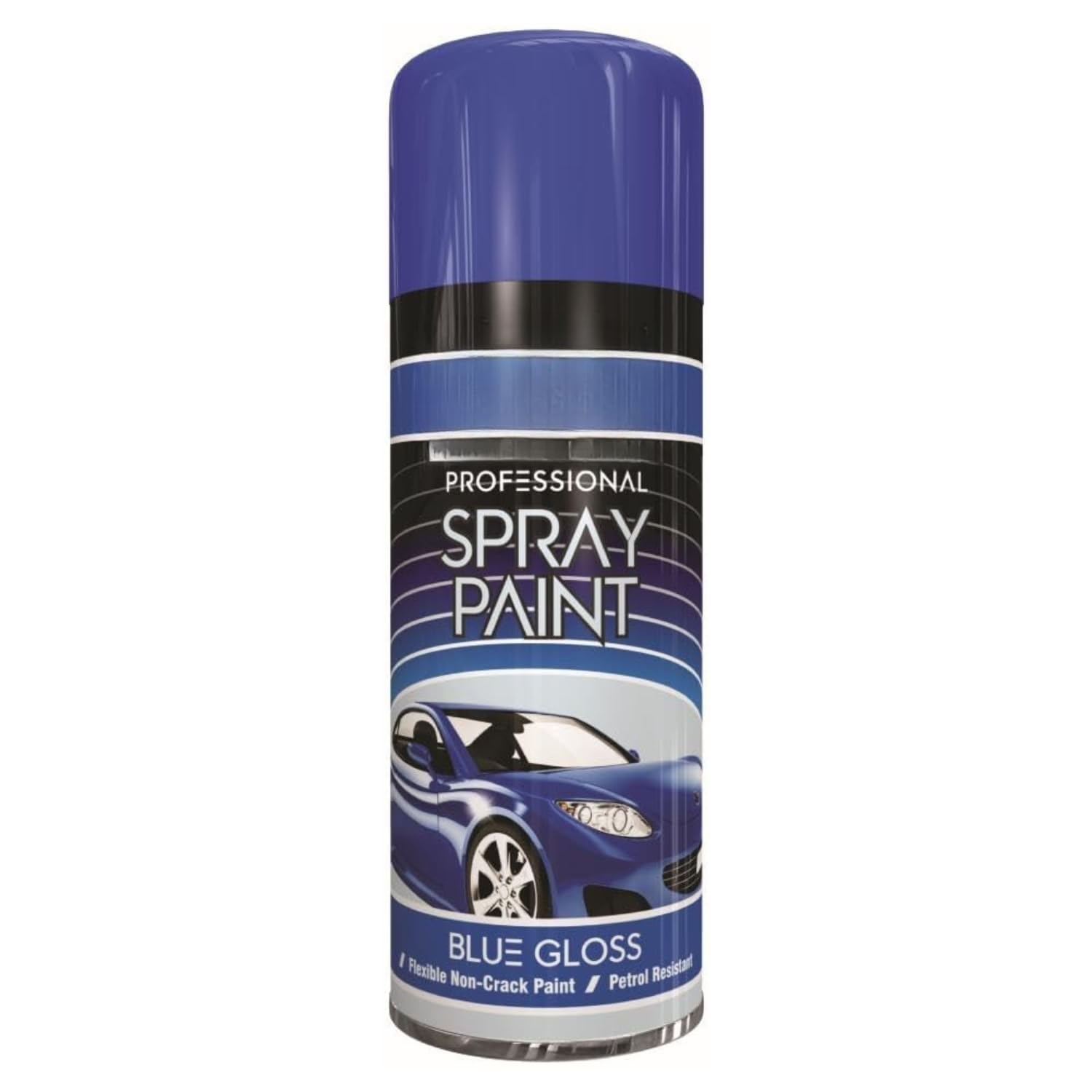 Inspired Essentials Blue Gloss - Aerosol Spray Paint 400Ml For Cars, Bikes, Vans, Metal, Wood - Professional Quality, Perfect Finish (4, )