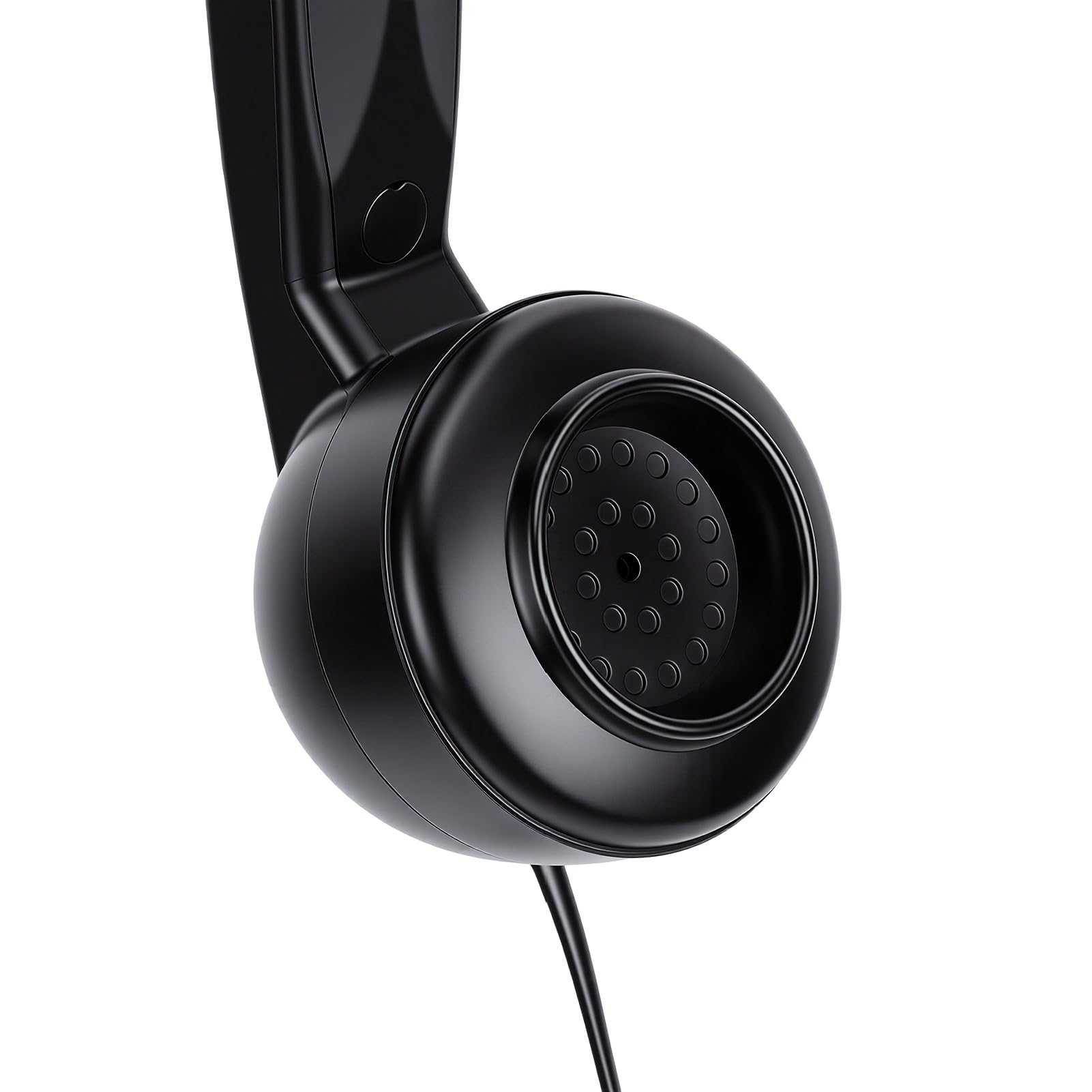 Sxhlseller Retro Schnurloses Bluetooth-Telefon |Vintage-Festnetztelefon mit Nachrichtenfunktion, Typ C, Lädt 1200-mAh-Akku für die Inneneinrichtung (Black)