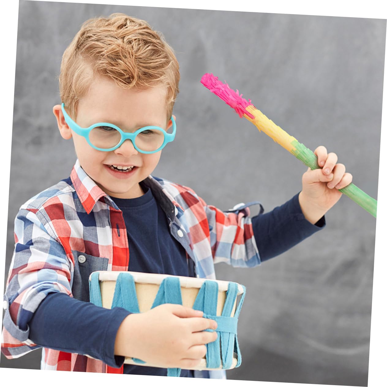 Ciieeo 8 Pz Oggetti Di Scena in Pinata Stecca Pinata Per Bambini Ornamenti Per Bambini Pignatta Per Occhiali Da Appendere Pignata 3 Pignatte Carta Coriandoli Forniture Per Feste Bambino