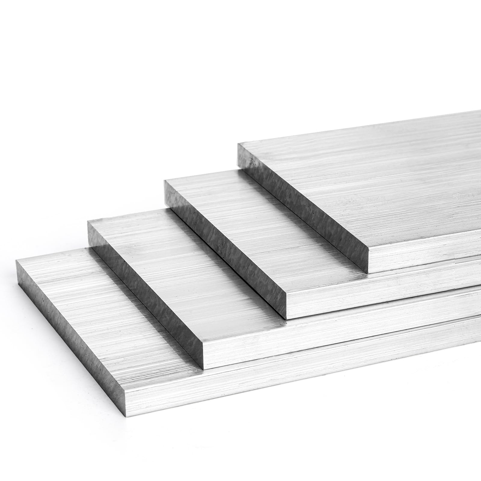 6061 Aluminum Flat Bars - 4 Pack -4