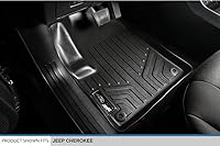 Vista 2 de SMARTLINER Juego de alfombrillas de piso y revestimiento de carga personalizadas para Jeep Cherokee 2014-2023