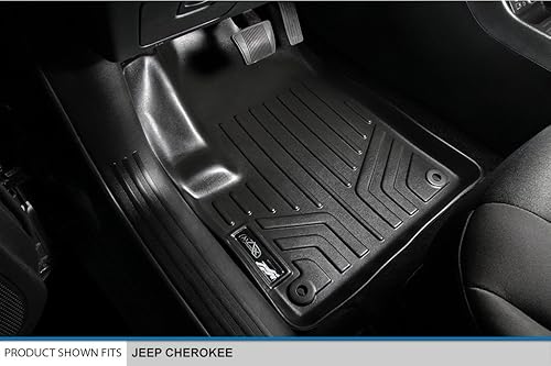 Miniatura 2 de SMARTLINER Juego de alfombrillas de piso y revestimiento de carga personalizadas para Jeep Cherokee 2014-2023