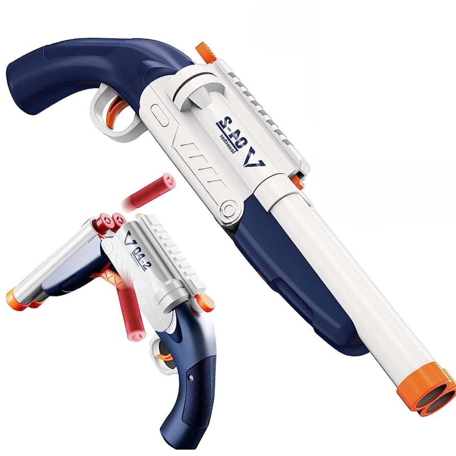 Mable 2 in 1 Blast Gun with Foam Bullets for Kids & Toddlers for Indoor and Outdoor Playing Fun Target Shooting Battle Fight Game for Kids, Soft Bullet Toy Shotgun with Shell Ejection for Boys & Girls (B0D9P3285B) Amazon Price History, Amazon Price Tracker
