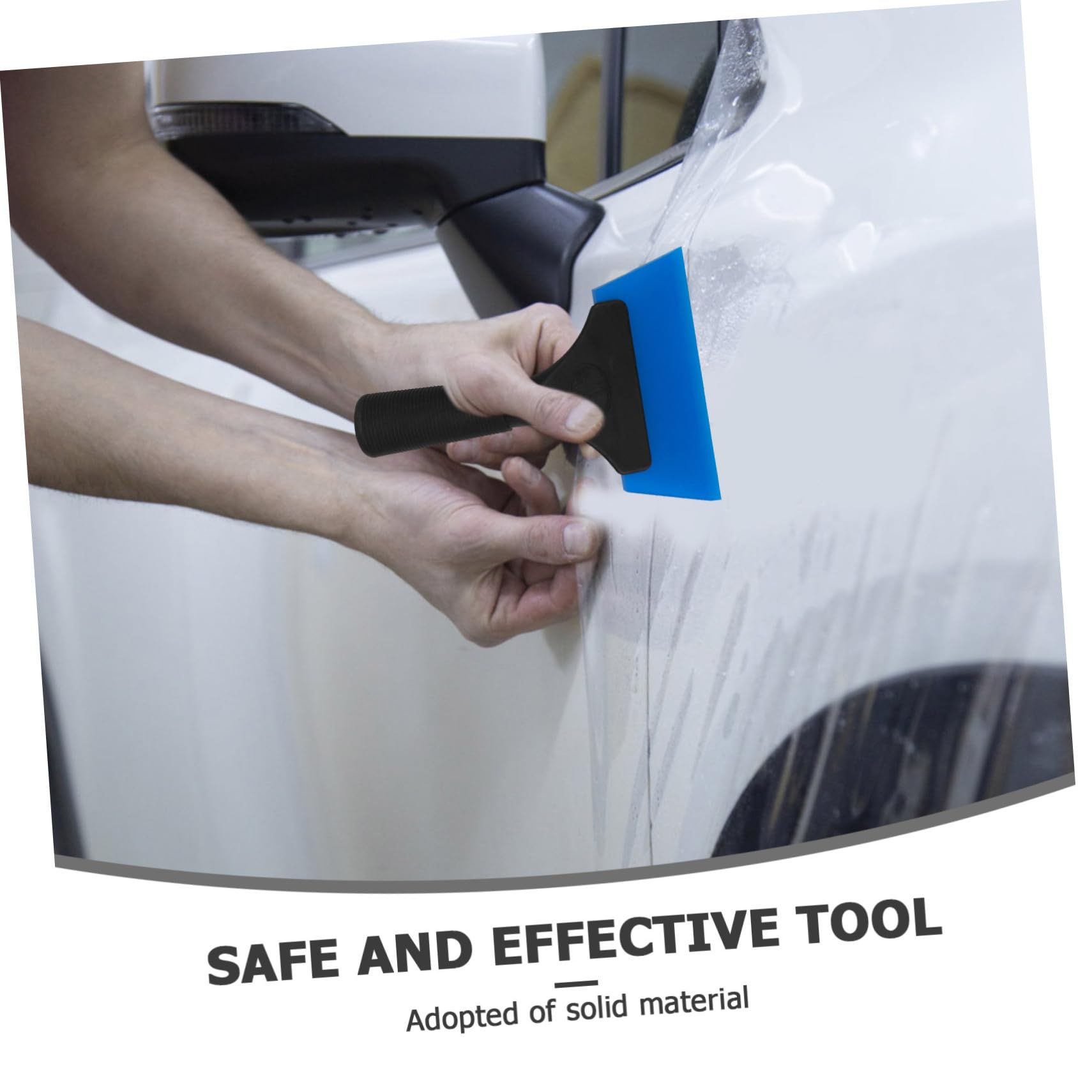 Gatuida 8pièces Raclette De Squeegee pour Film Auto Outils De De Film Vinyle pour Voitures avec Poignée Ergonomique Accessoire Pratique pour Nettoyage