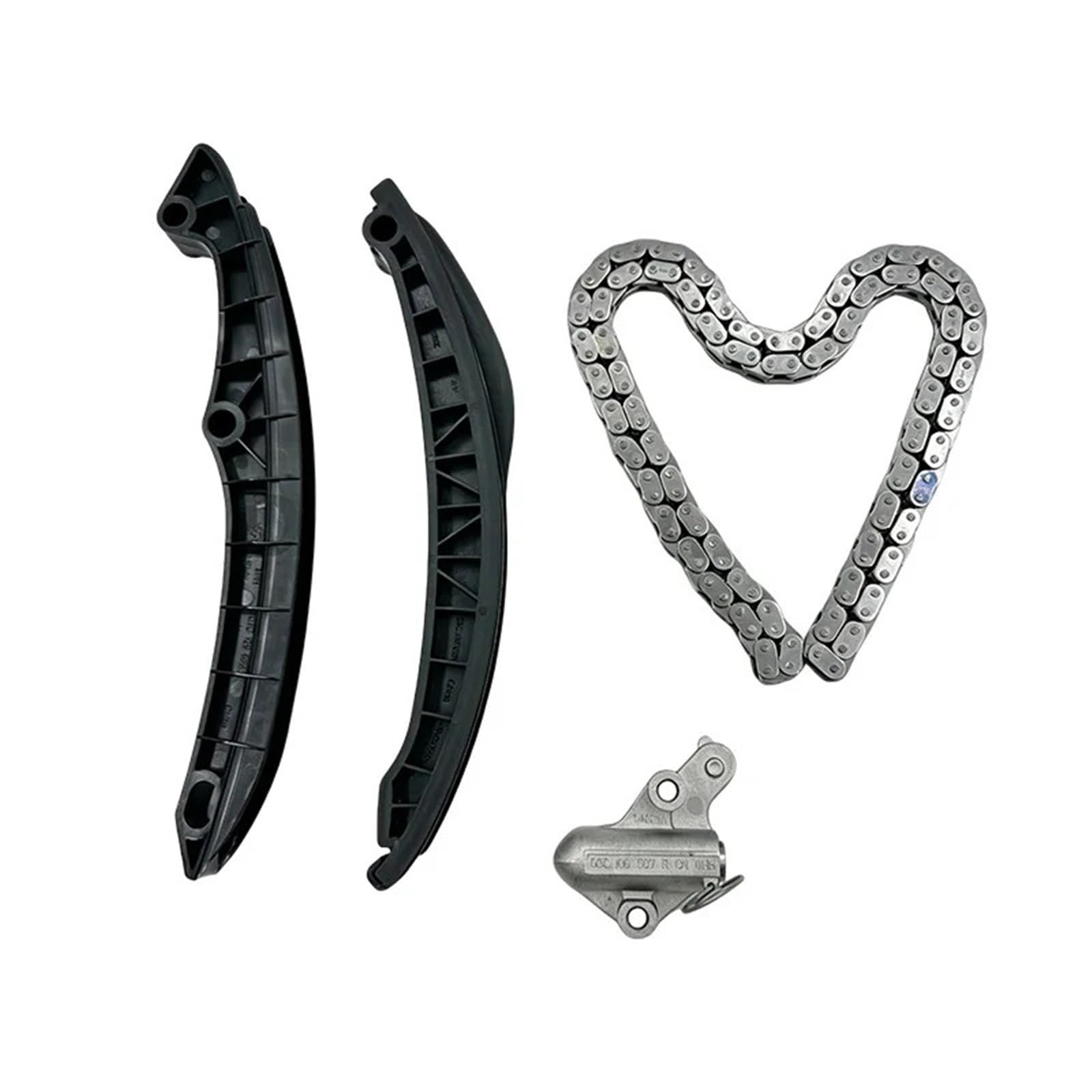 catena pompa olio Adatto per Golf Mk6 Polo 03C109507R 507M 507AH 03C109469L/K 03C109509N/M Per kit di riparazione catena di distribuzione in 4 pezzi EA111 1.4T/1.6 catena albero a camme olio