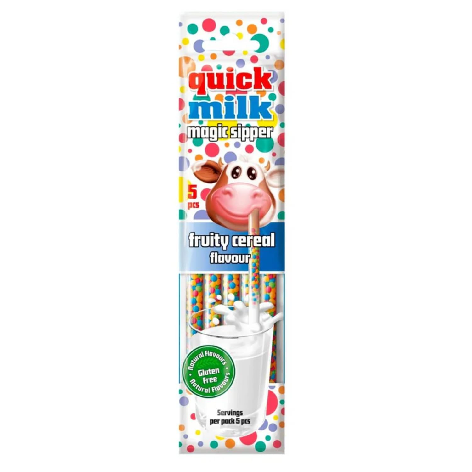 Dryfruit mart Quicks Milk Magic Sipper fruit cereal Flavours, Gluten Free, 5Pcs 30g (Imported Hungary)-image-4
