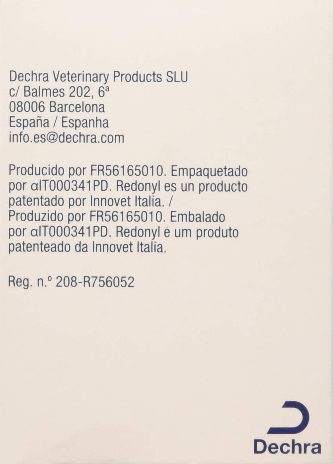 Dechra Sac Redonyl Ultra 50 MG 60 CPS.