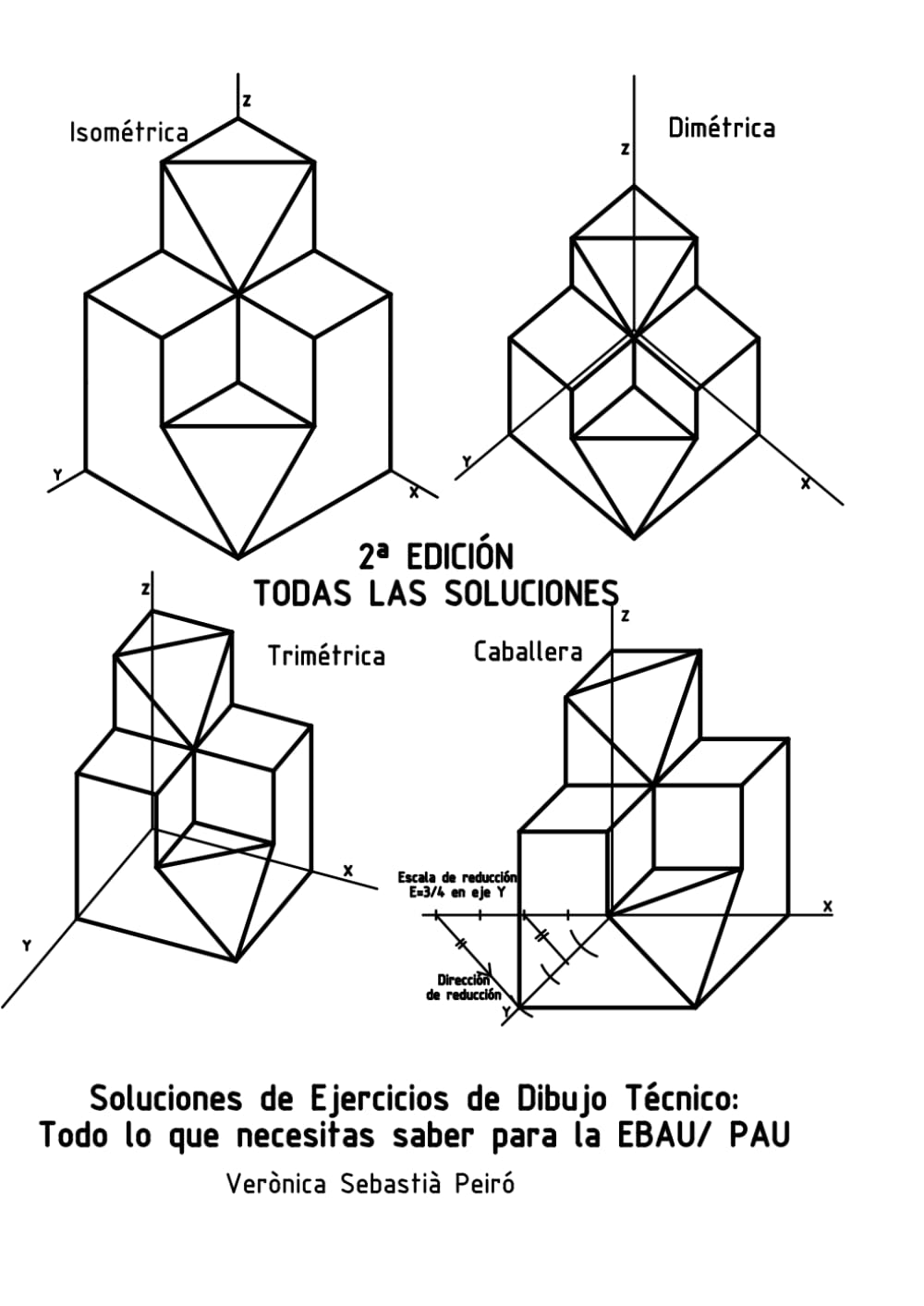 Dibujo Técnico EBAU livre de solutions d'exercices et annales PAU