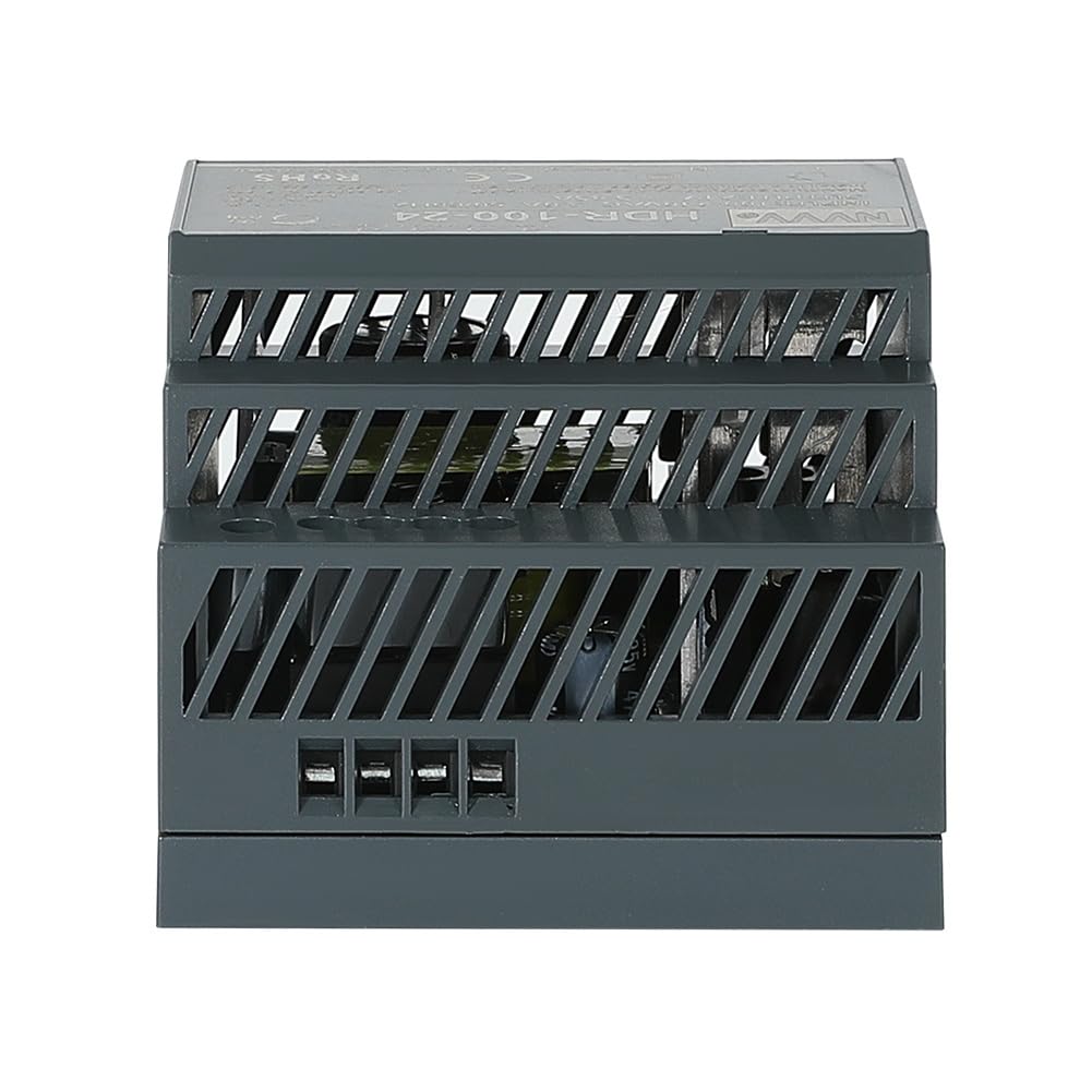 HDR-100-24 Bloc d'alimentation AC-DC ultra fin sur rail DIN 24 V 3,83 A 92 W Alimentation sur rail DIN