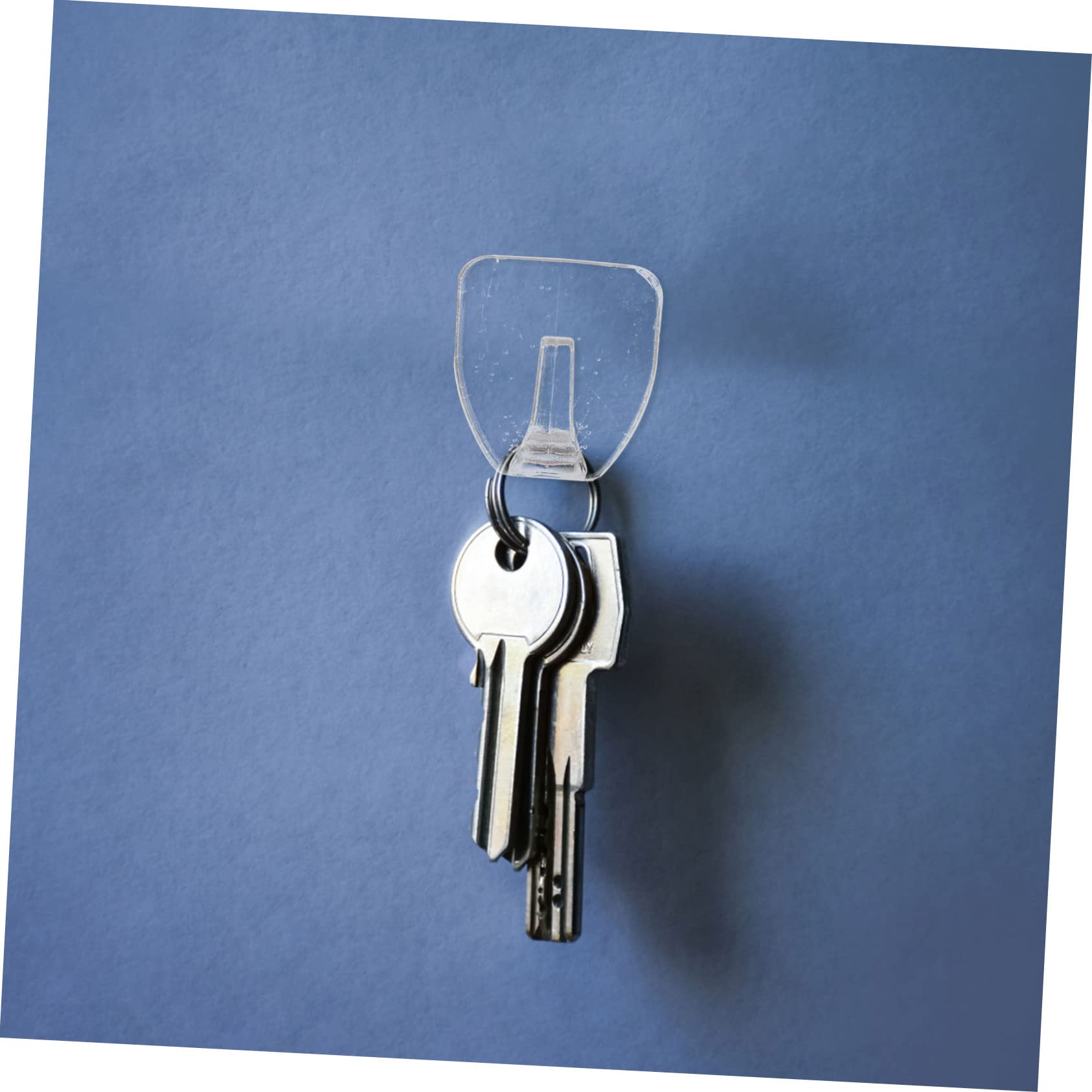UKCOCO 32piezas Ganchos Adhesivos Transparentes Para Colgar Pared Ganchos Resistentes Para Baño y Cocina Instalación Fácil Sin Daños Para Toallas y Accesorios Del Hogar
