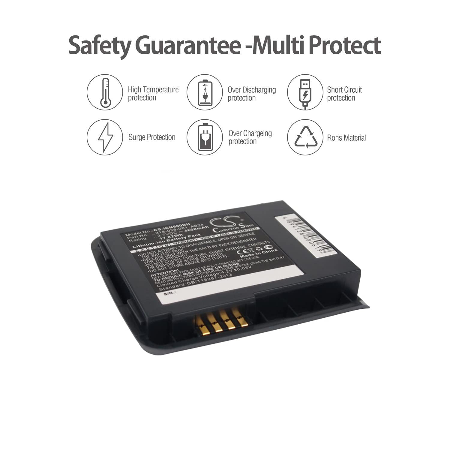 Nuovo Originale Intermec CN2 Batteria 074201-004 2150 MAH - Foto 5