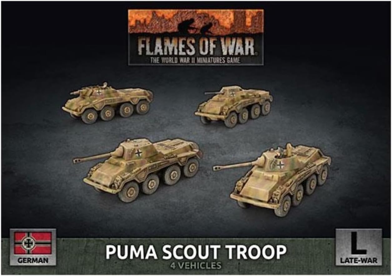 Flames of War: Late War: German: Puma Scout Troop (GBX172)