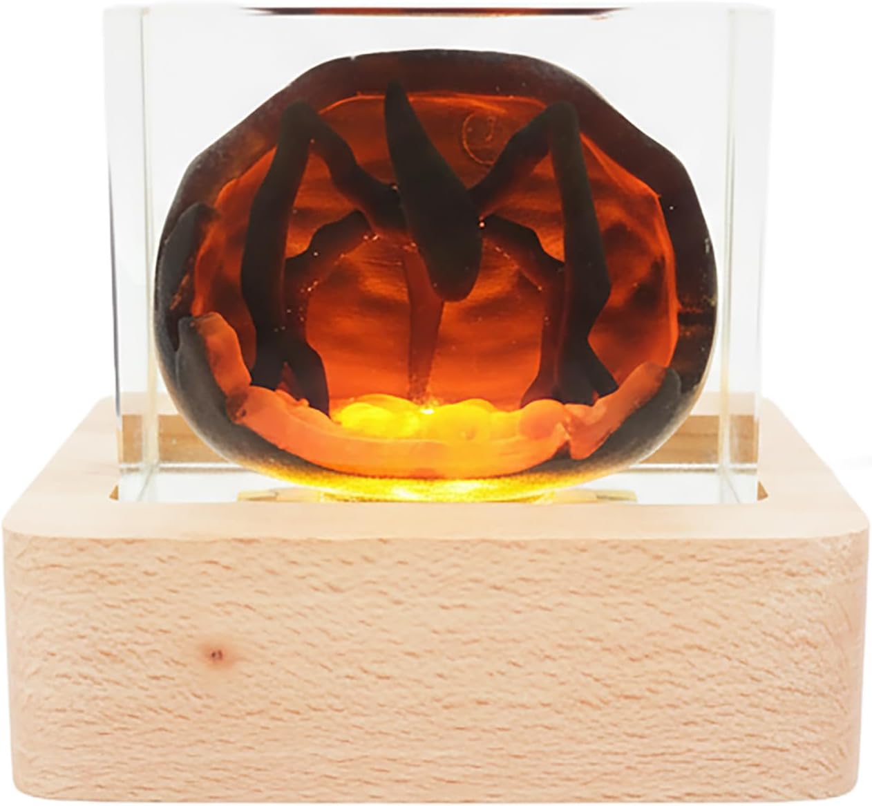 Resin Monster Night Light, Night Light with Touch Control, Bedroom 3D Resin Halloween Creature Mood Lamp for Bedroom, Party & Bath Time, Dimmable Mood Light