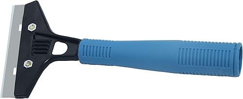 Miniatura 3 de Raspador de hoja portátil de acero inoxidable reemplazable, raspador de metal con 10 cuchillas de acero inoxidable para limpieza de pisos y paredes,