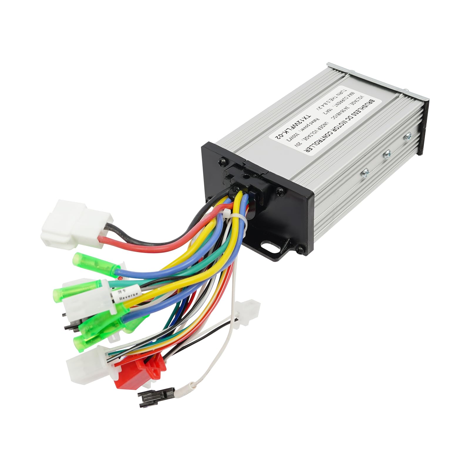 500 W x 2 Dual Motor Brushless Gear Reduction Kit 36 V - Powerful Torque Electric Motor Set with 3-Speed Reverse Throttle & Controller for E-Scooter E-Bike Cart