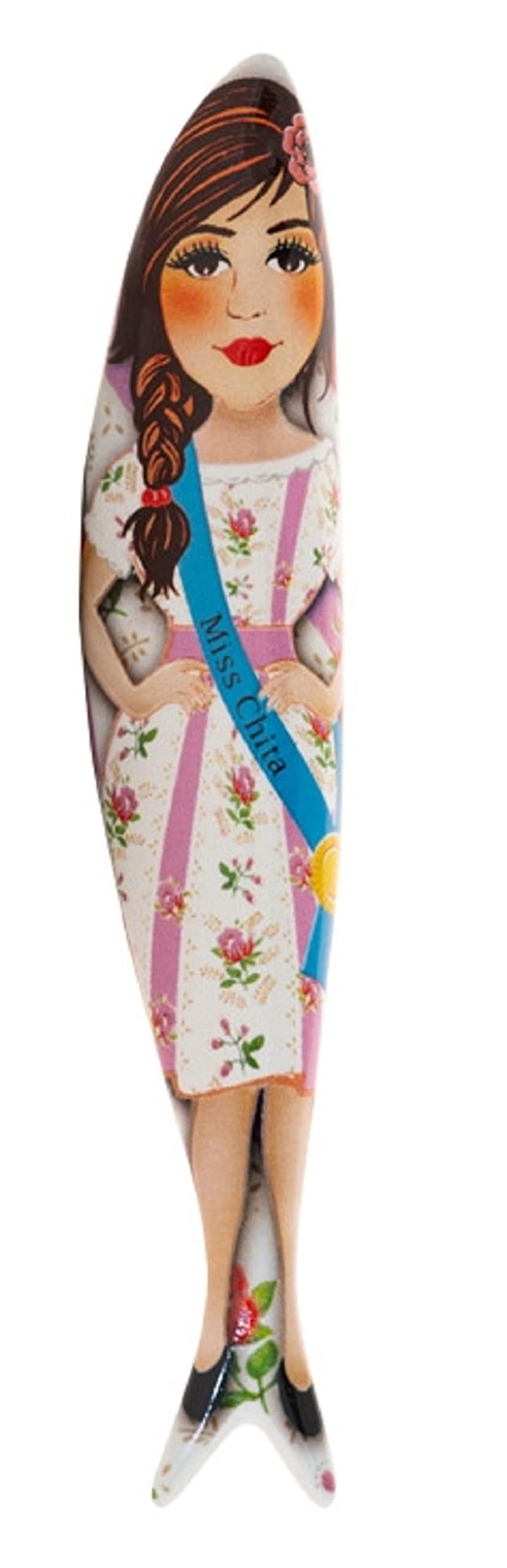 Sardine Miss Chintz Bordallo Pinheiro décoration murale en faïence
