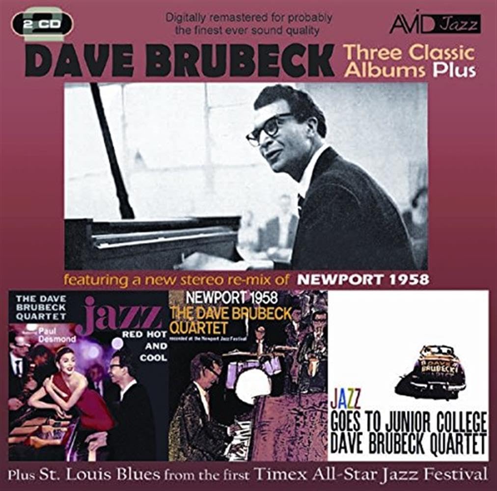 Three Classic Albums Plus (Jazz Red Hot & Cool / Newport 1958 / Jazz Goes To Junior College)