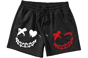 Women's Cartoon Graphic Running Workout Shorts