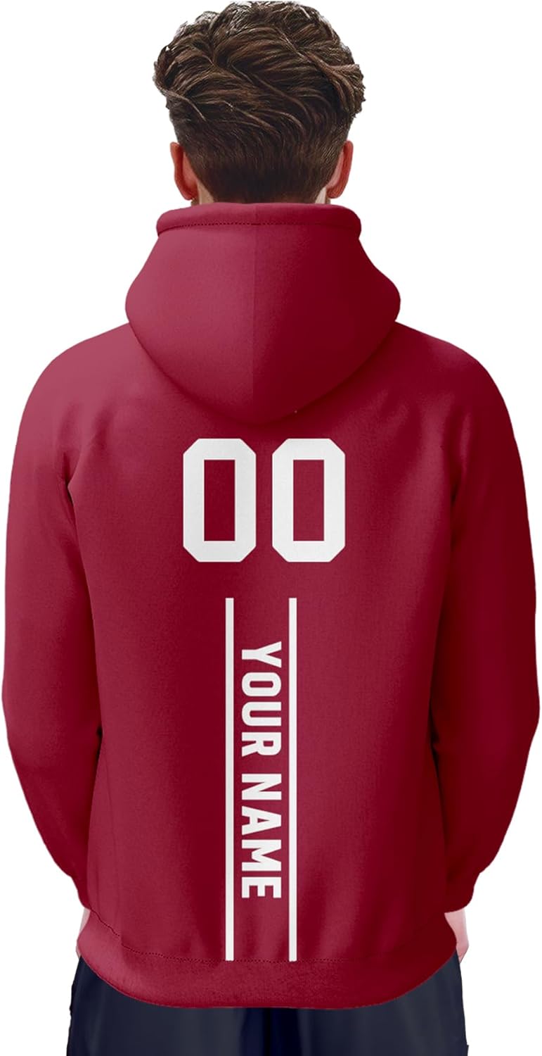 Custom Football Sweatshirts City Mascot Personalized Fan Hoodies Gift Add Name & Number Pullover for Men Women Youth - Image 3