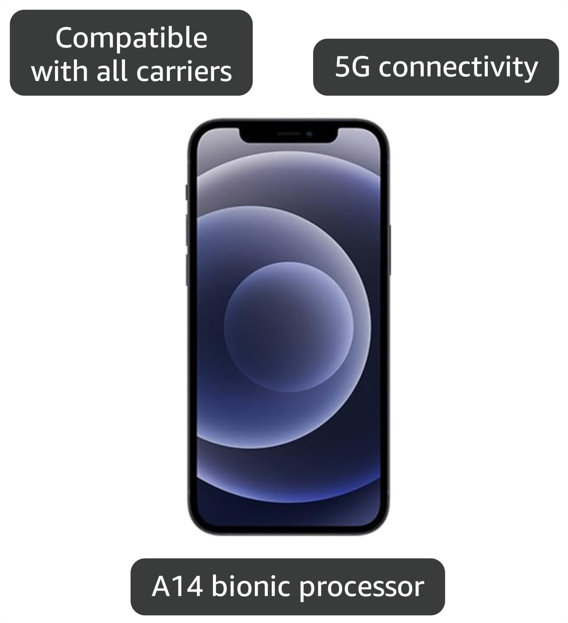 iPhone 12mini 256GB black 海外版 ジャンク Amazon.com: Apple iPhone 12 Mini, 256GB, Black - T-Mobile (Renewed