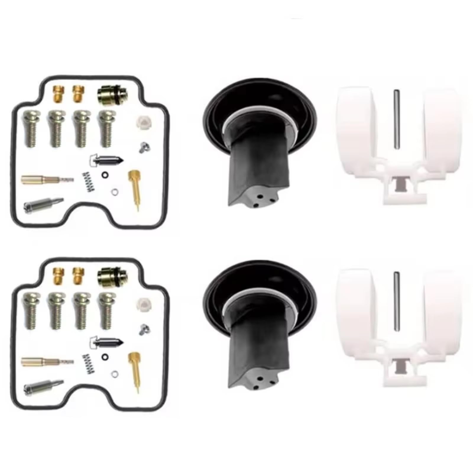 Kit Reparación Carburador Kit De Reparación De Carburador De Motocicleta para Suzuki GS-E 500 GS 500 GS500 GSE500 2001-2011 con Diafragma Flotante | Set 2