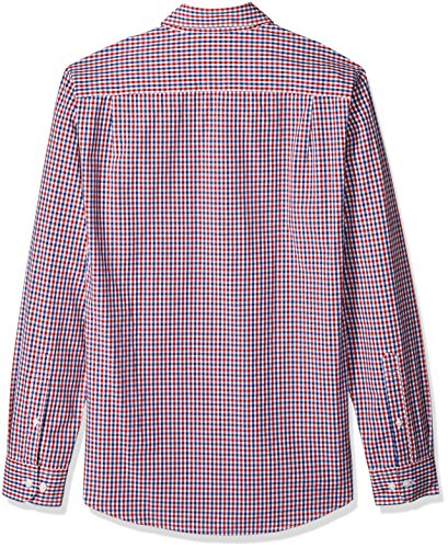 Image of Amazon Essentials Men's Regular-Fit Long-Sleeve Casual Poplin Shirt, Button Front, Business Casual, Collared