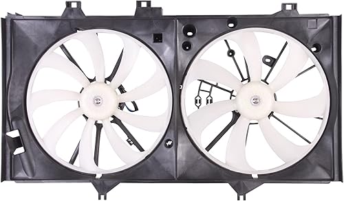 Vista 464 de Ventilador de refrigeración de repuesto para Nissan Versa Sedan 1.6L Auto (4 velocidades) y transmisión manual 2012-2019, Versa Note 1.6L MT