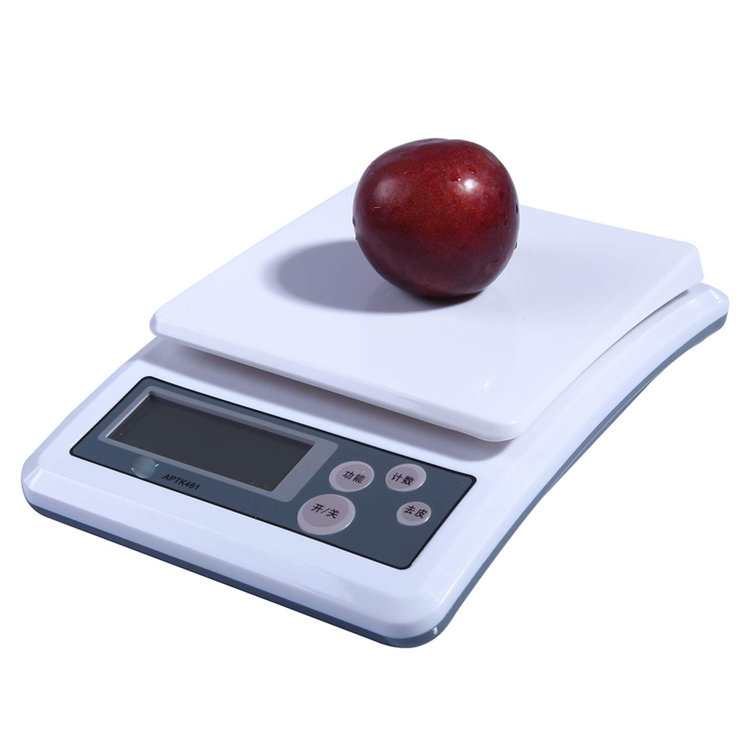 0,1 g Küchenwaage, analytische Laborwaage, Präzisions-Gramm-Waage, elektronische Labor-Schmuckstoffwaage zum Wiegen bis zur Auflösung, Apotheke (Größe: 5 kg/0,1 g) (3 kg/0,5 g)